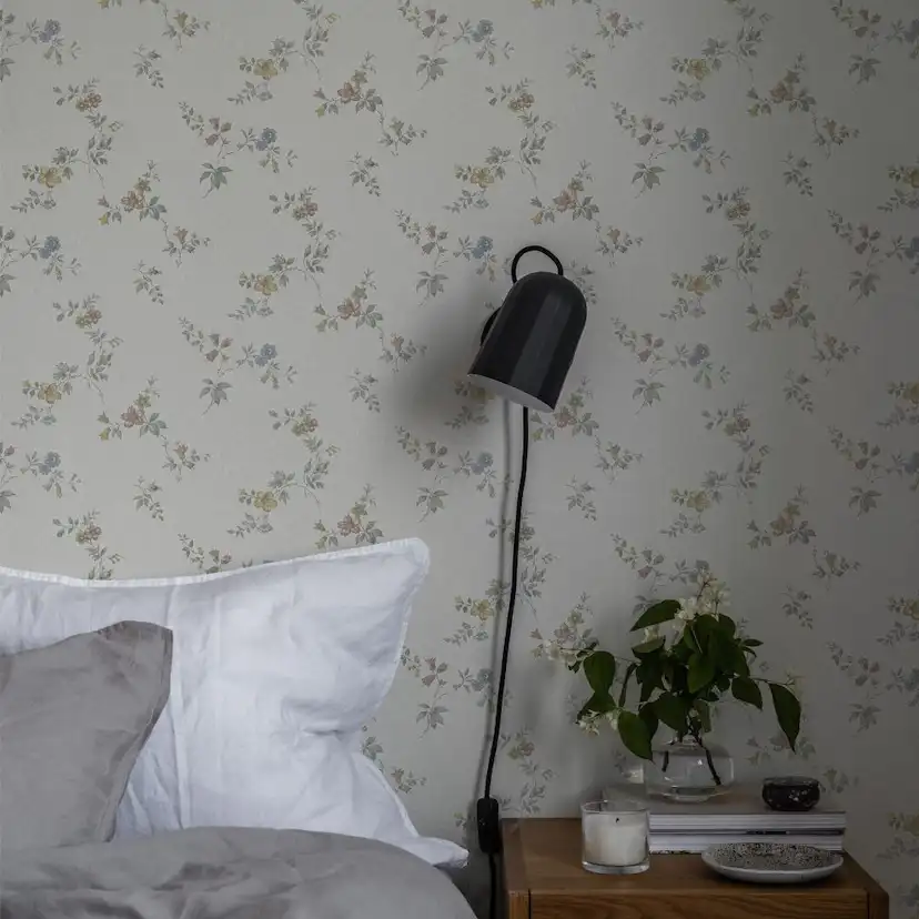 Tapet Duro Kerstin Vit/multi 525-01