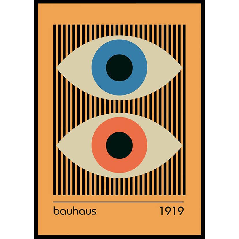 Poster Gallerix Bauhaus Eyes No1