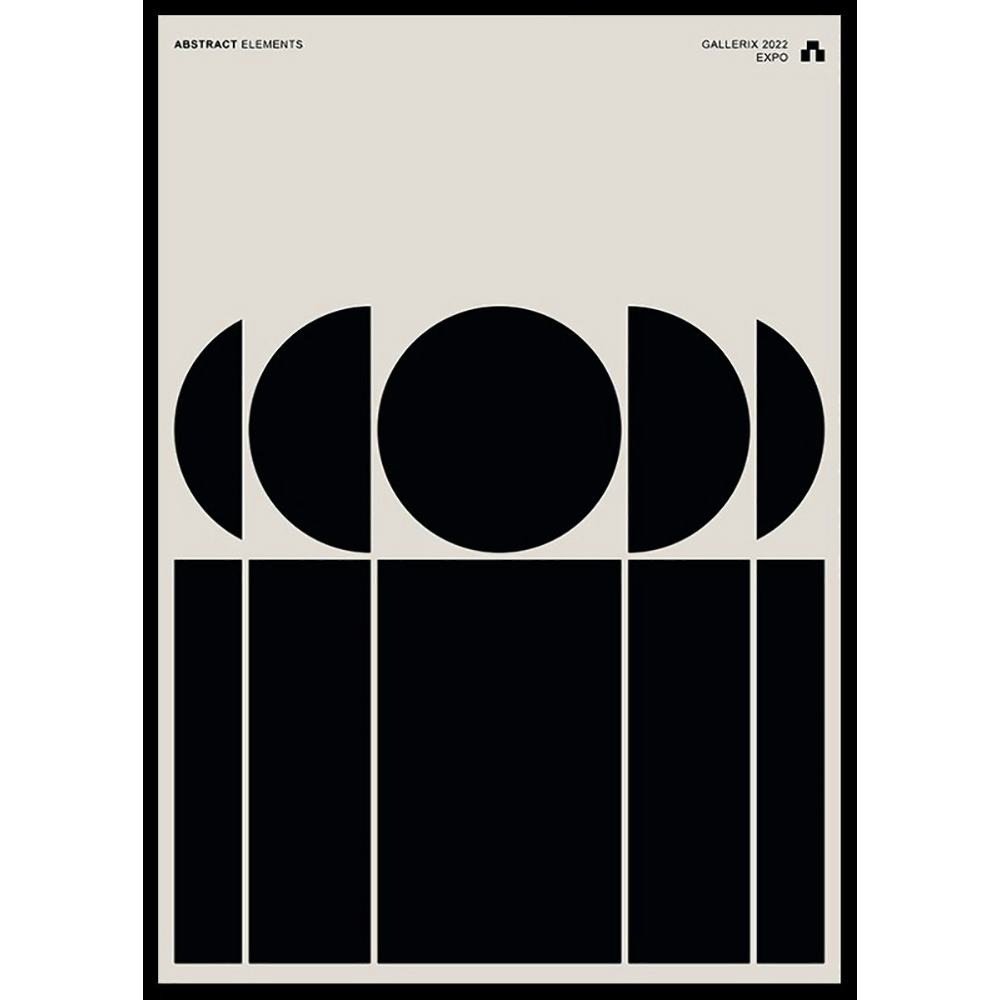 Poster Gallerix Abstract Elements No1