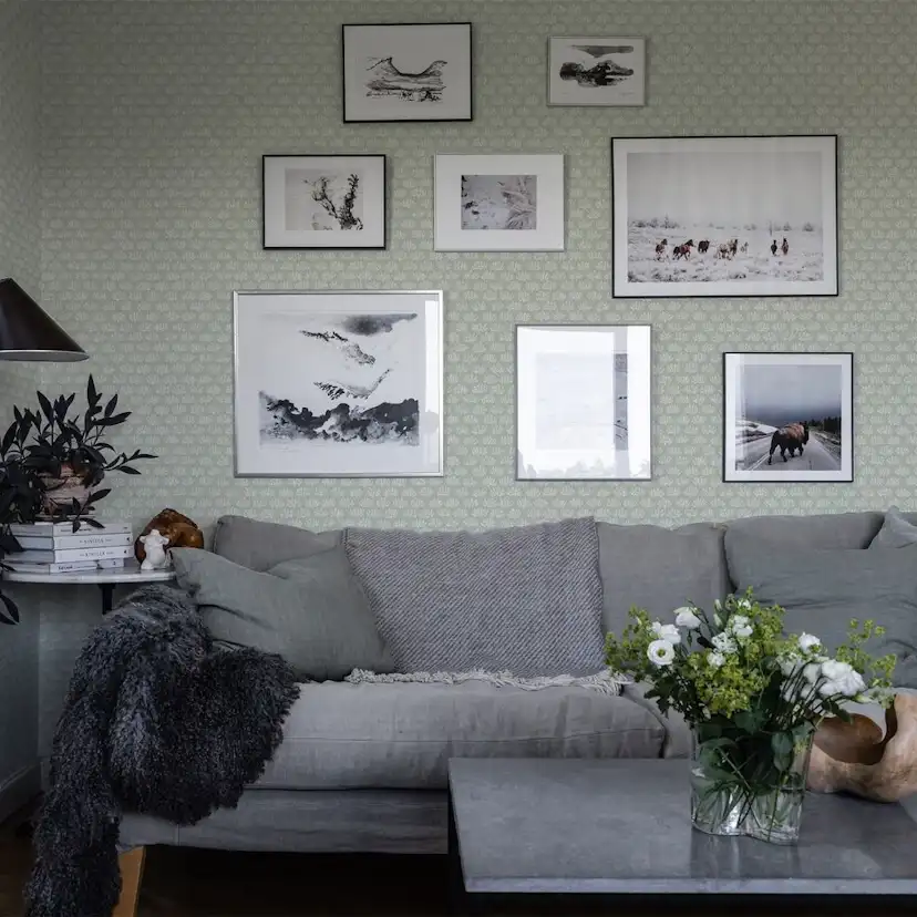 Tapet Duro Majken Grön 528-02