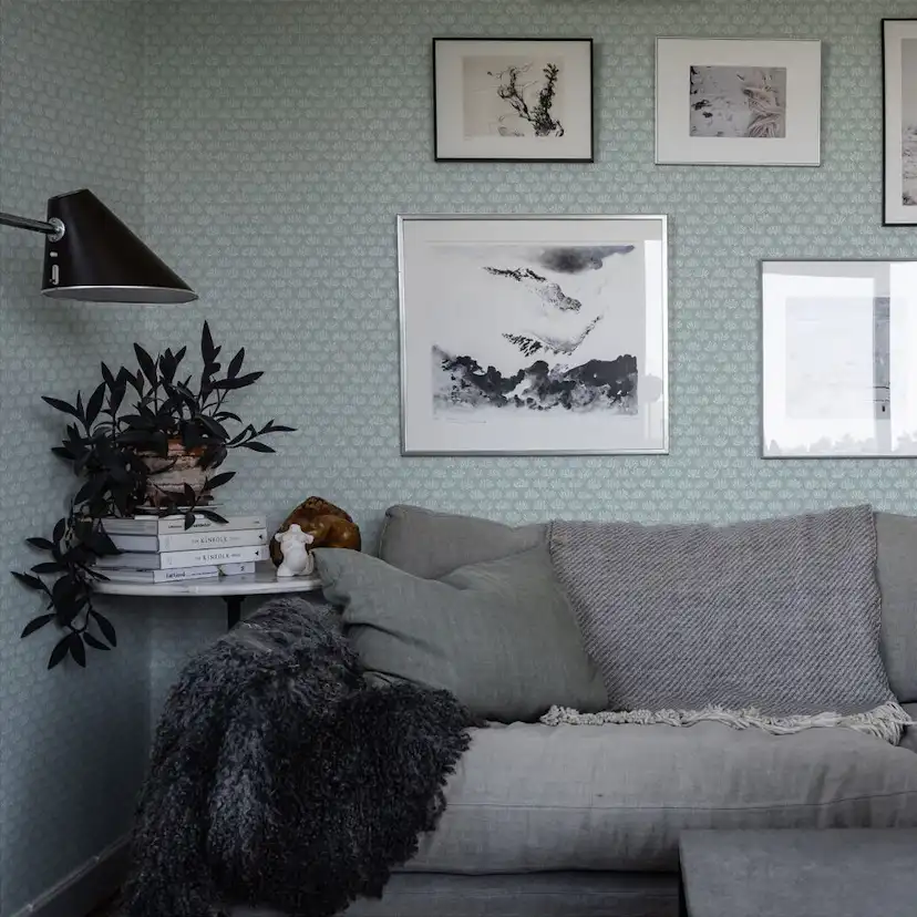 Tapet Duro Majken Blå 528-03