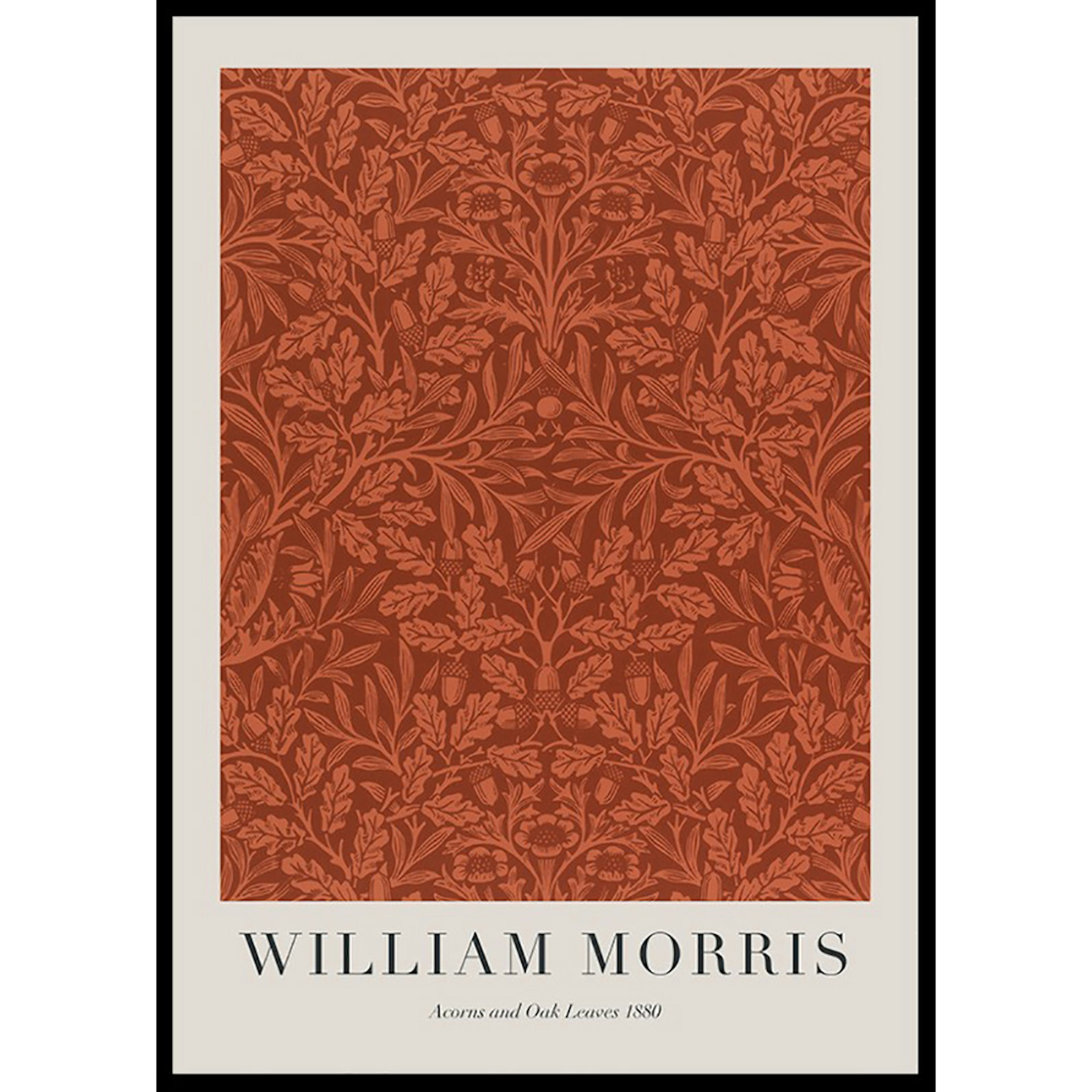 Poster Gallerix William Morris Acorns And Oak Leaves 1880