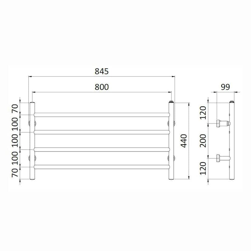 Handdukstork REJ Design Largo E 80444