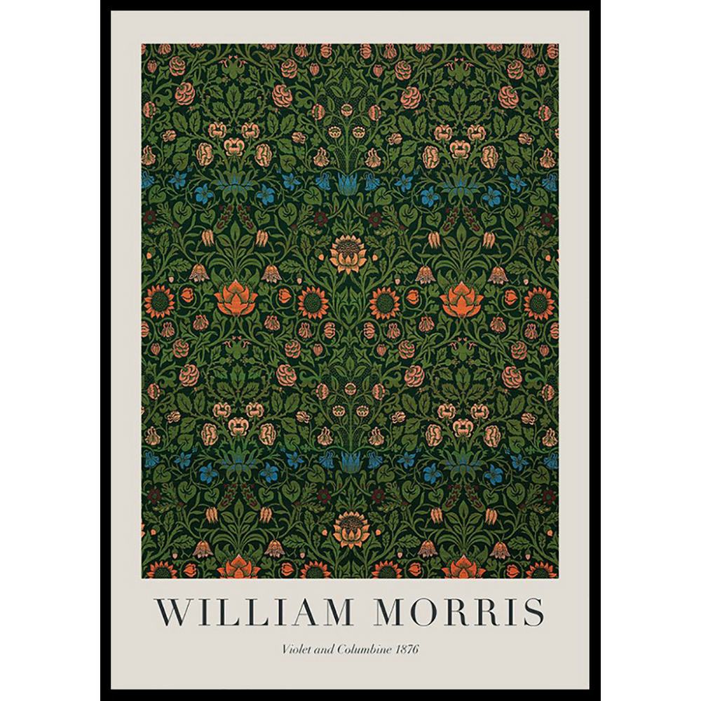 Poster Gallerix William Morris Violet And Columbine 1876