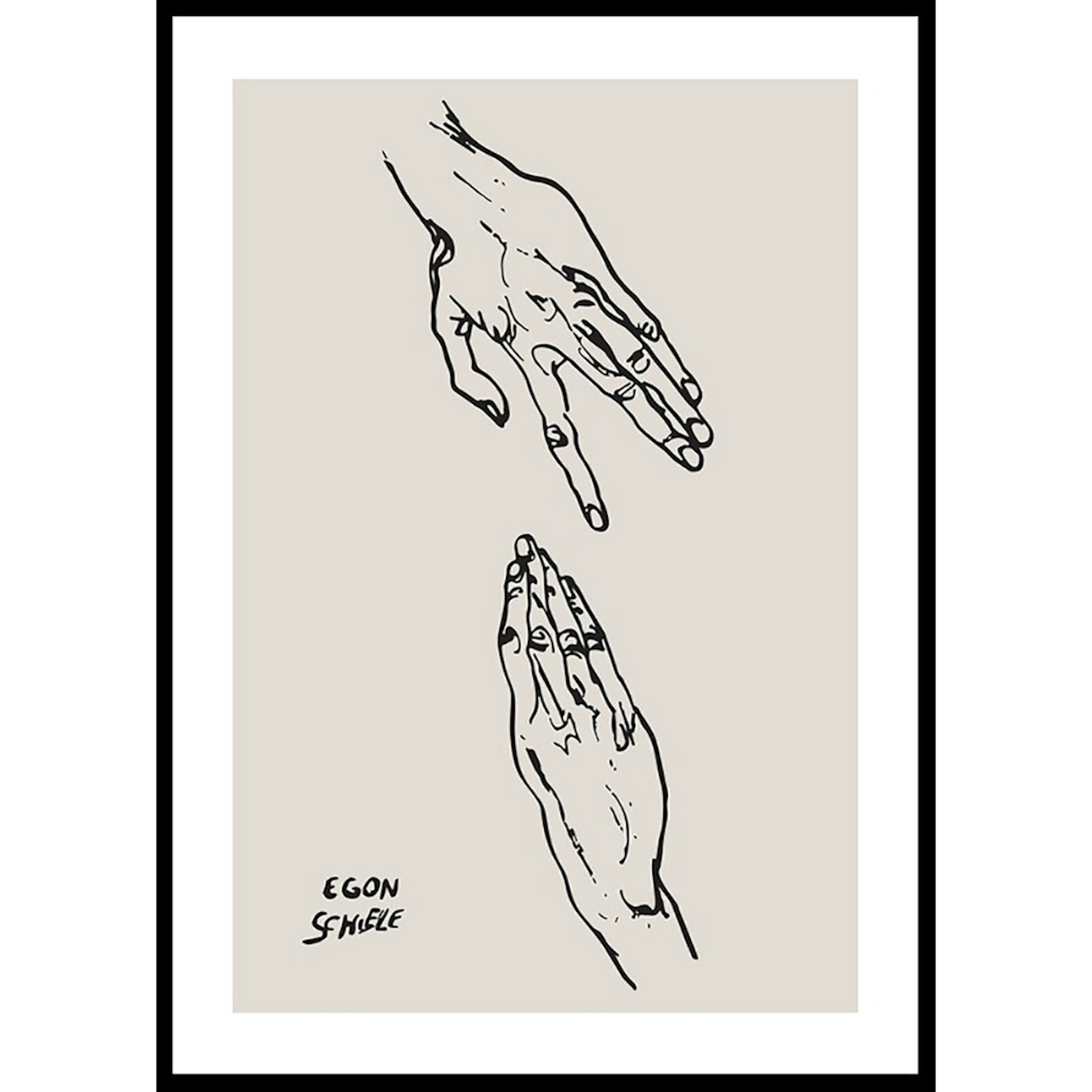 Poster Gallerix Egon Schiele Art Hands