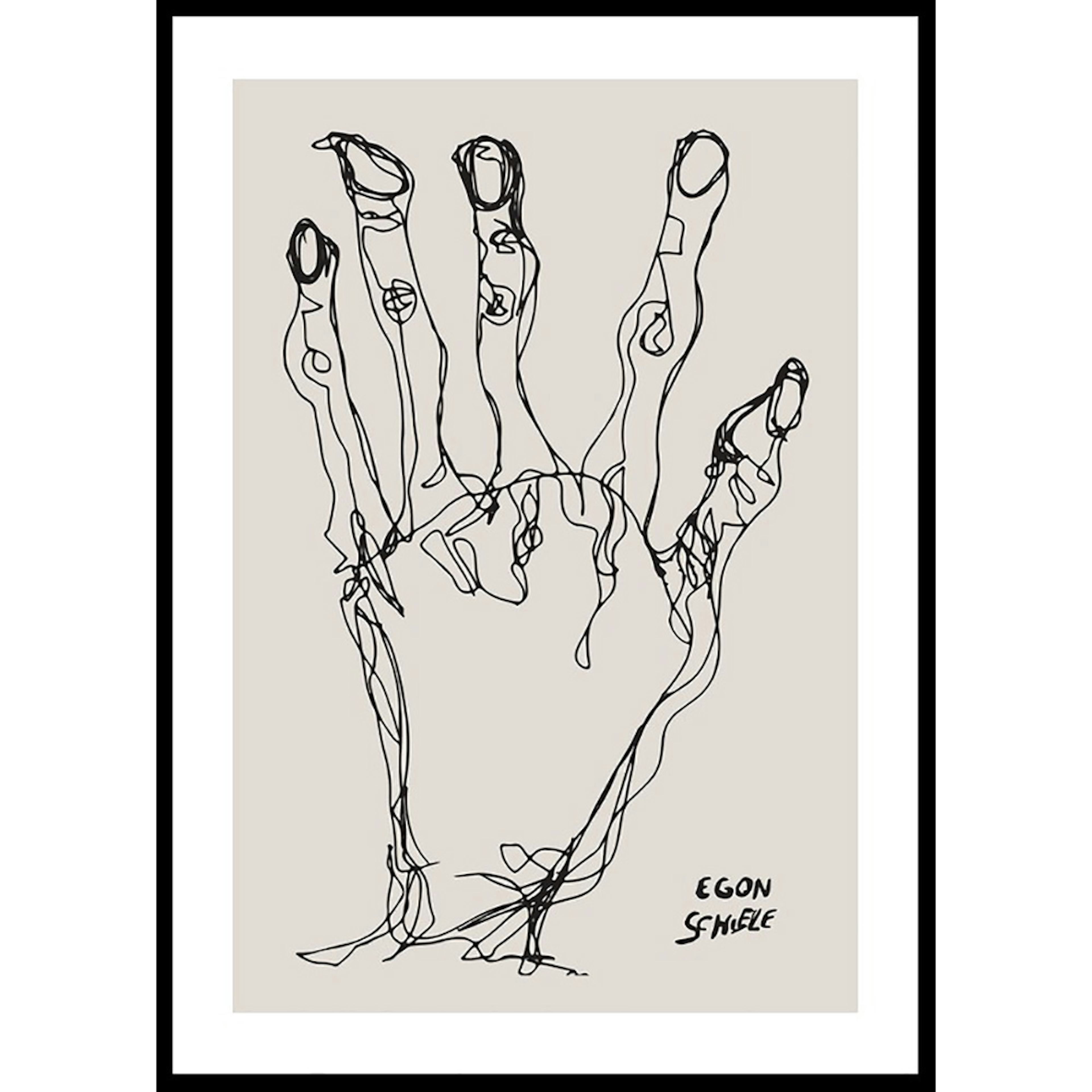 Poster Gallerix Egon Schiele Hand