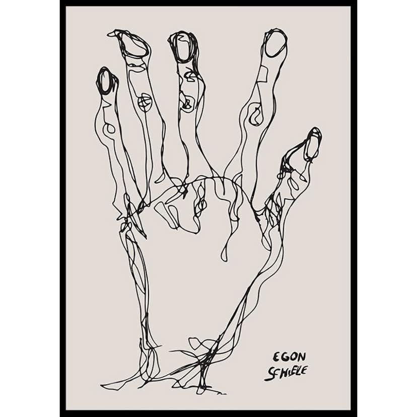 Poster Gallerix Egon Schiele Hand