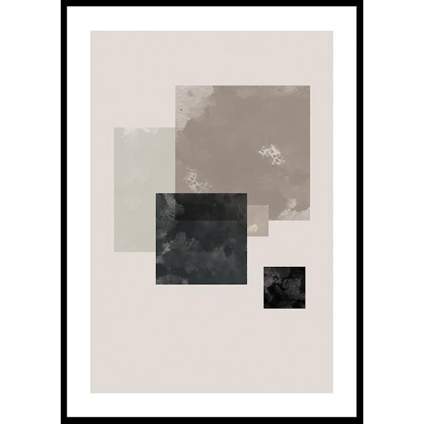 Poster Gallerix Watercolor Layers No2