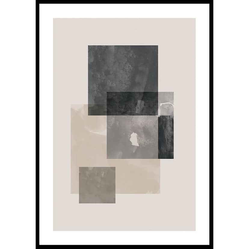 Poster Gallerix Watercolor Layers No1