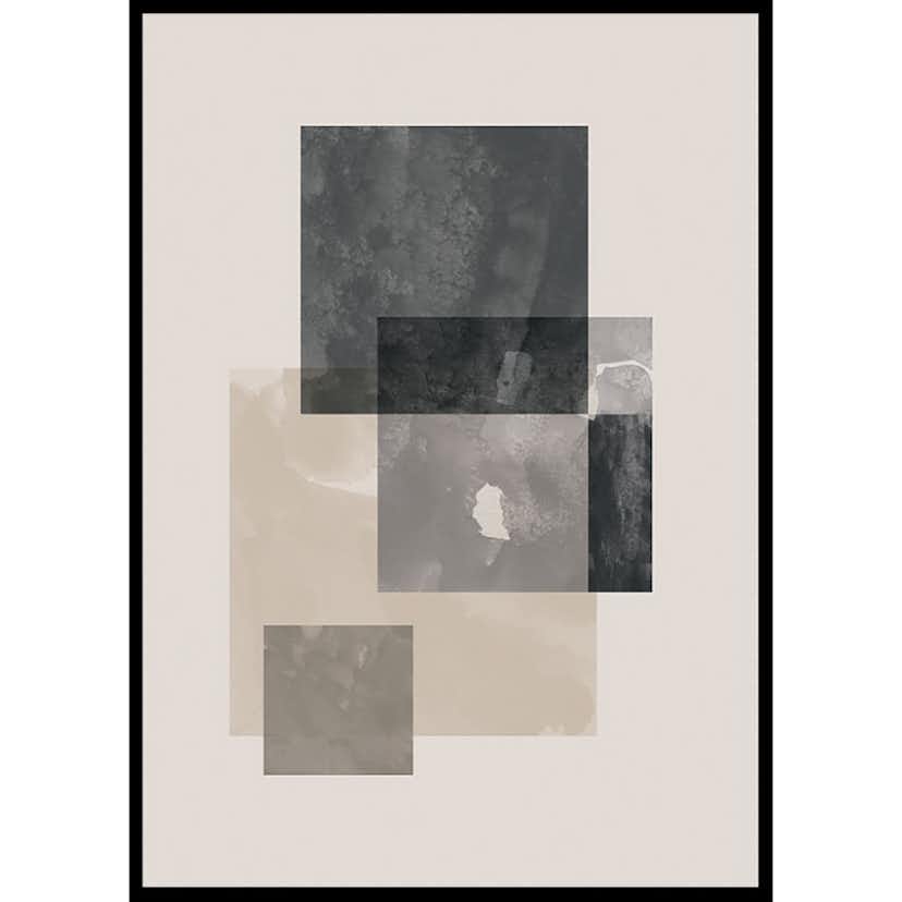 Poster Gallerix Watercolor Layers No1