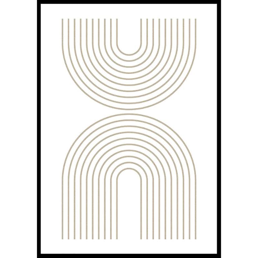 Poster Gallerix Art Lines No2