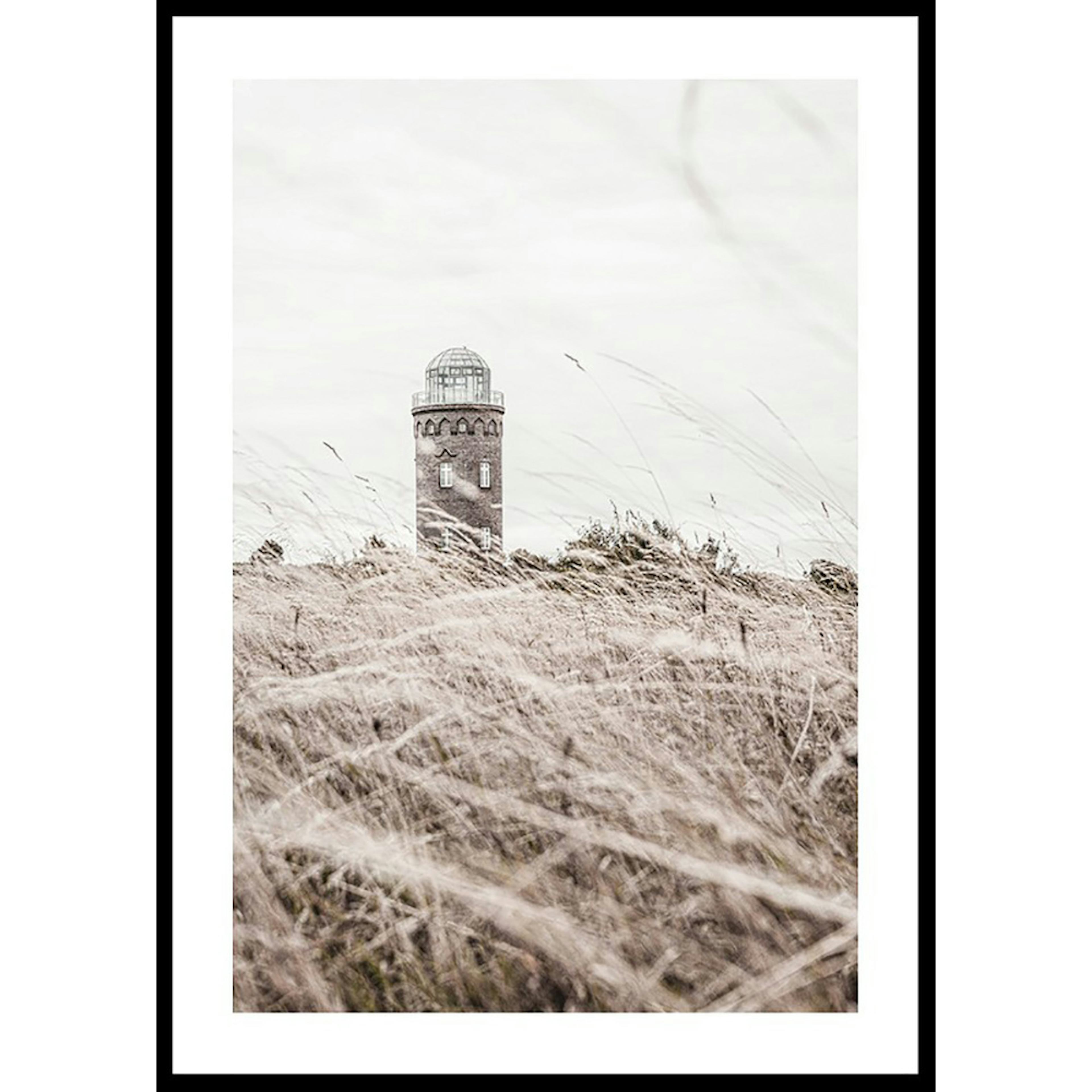 Poster Gallerix Lighthouse In Field
