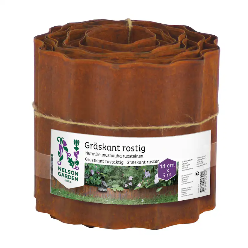 Rabattkant Nelson Garden Gräskant för Raka & Runda Former, 14 cm x 5 m