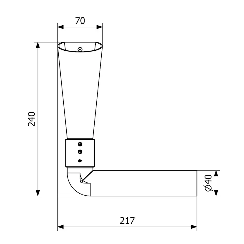 Utloppssats Purus Vägg Tvättmaskin PUM 15749