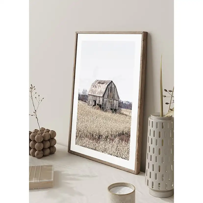 Poster Gallerix Old Wooden Farm House