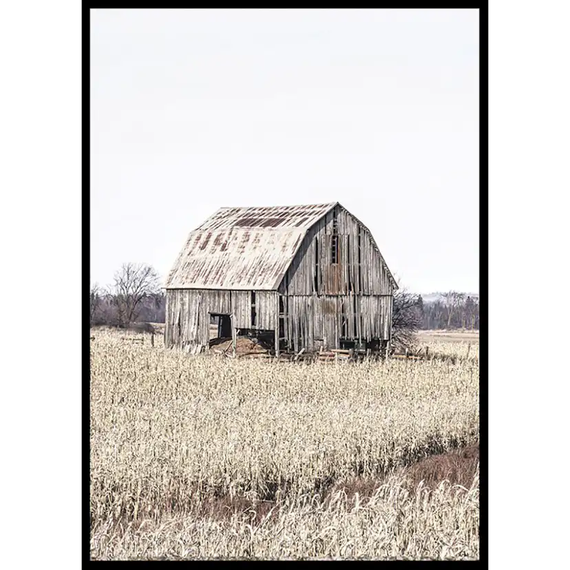 Poster Gallerix Old Wooden Farm House