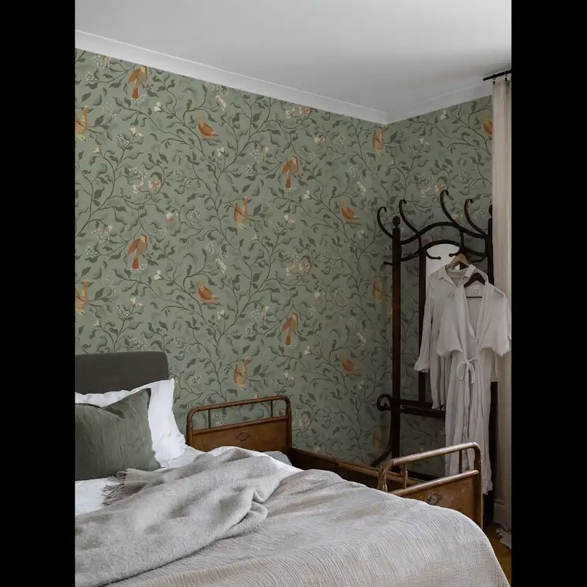 Tapet Duro Josefin Grön 534-02