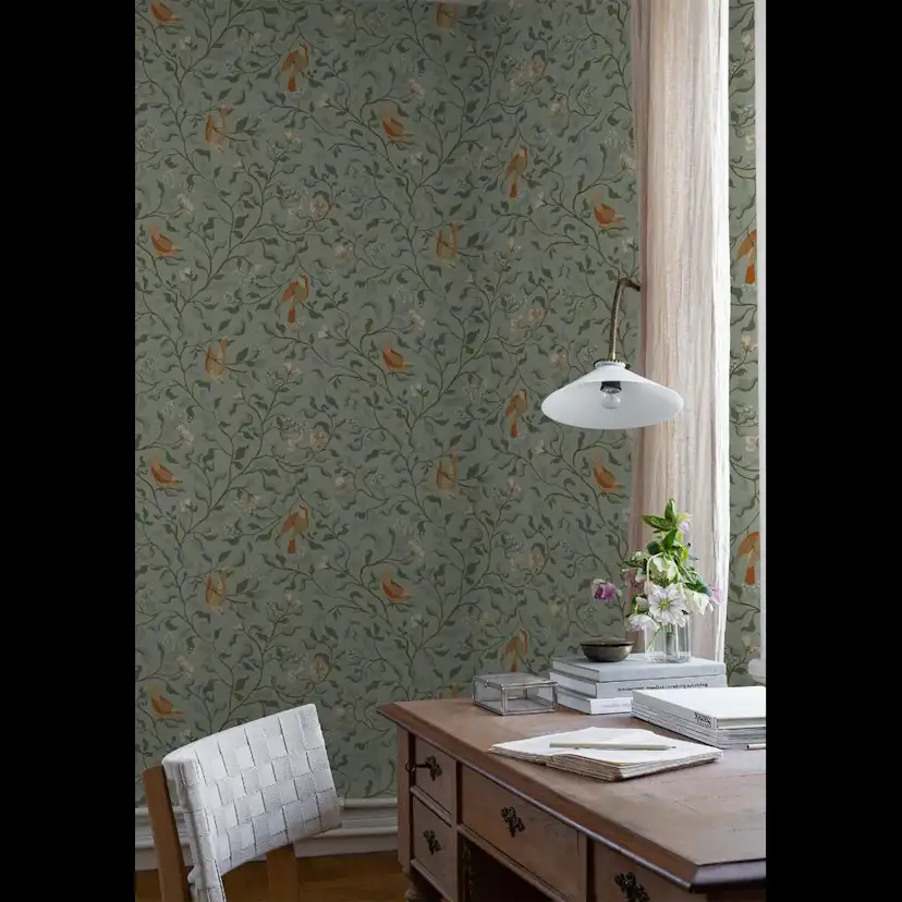 Tapet Duro Josefin Grön 534-02