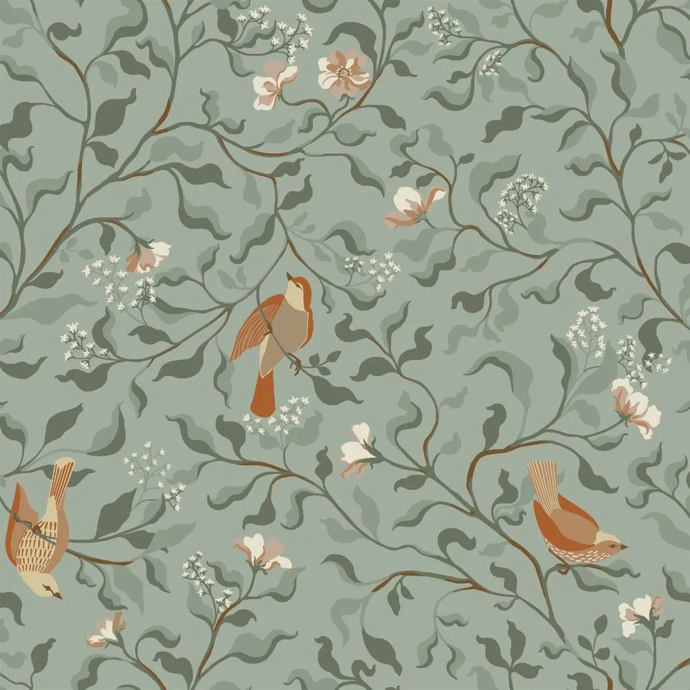 Tapet Duro Josefin Grön 534-02