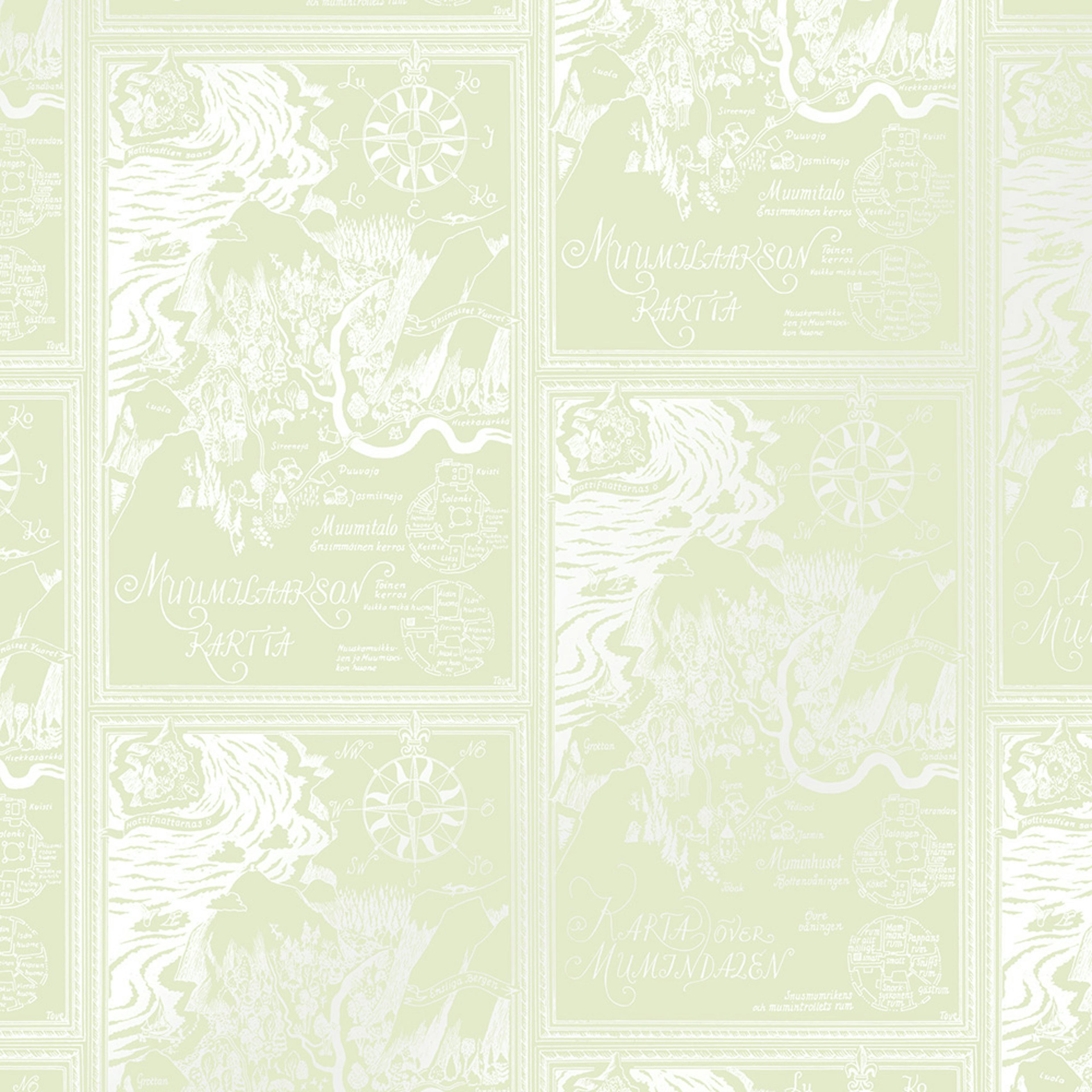 Tapet Paintpart Mumin 3 5348-10