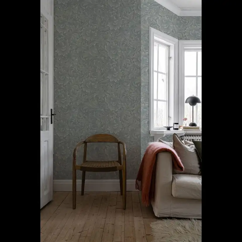 Tapet Duro Idun Gråblå 535-03