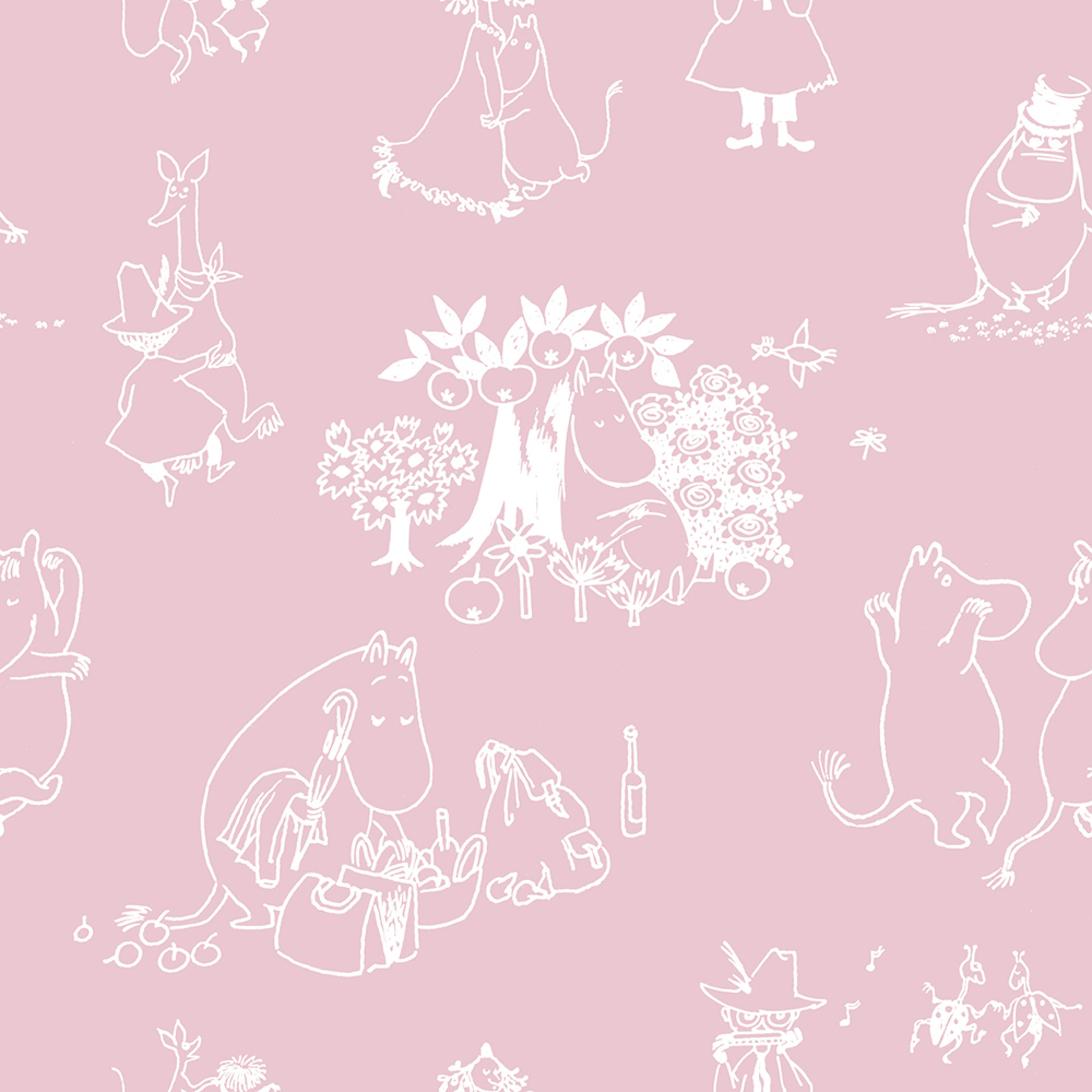 Tapet Paintpart Mumin 3 5350-2