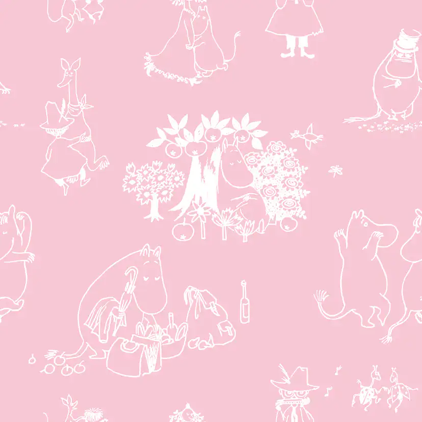 Tapet Paintpart Mumin 3 5350-2