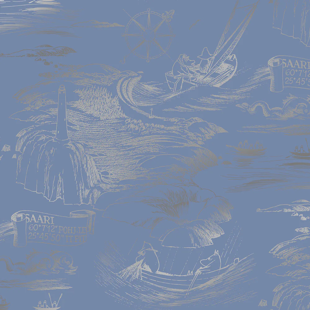 Tapet Paintpart Mumin 3 5355-2