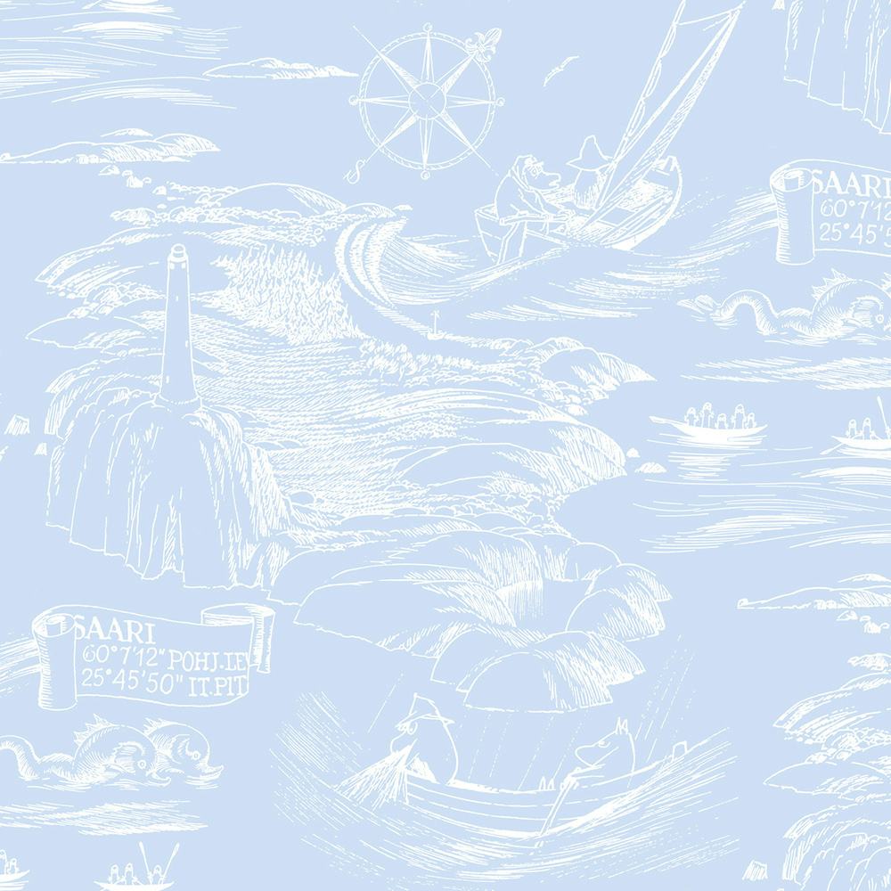 Tapet Paintpart Mumin 3 5355-6