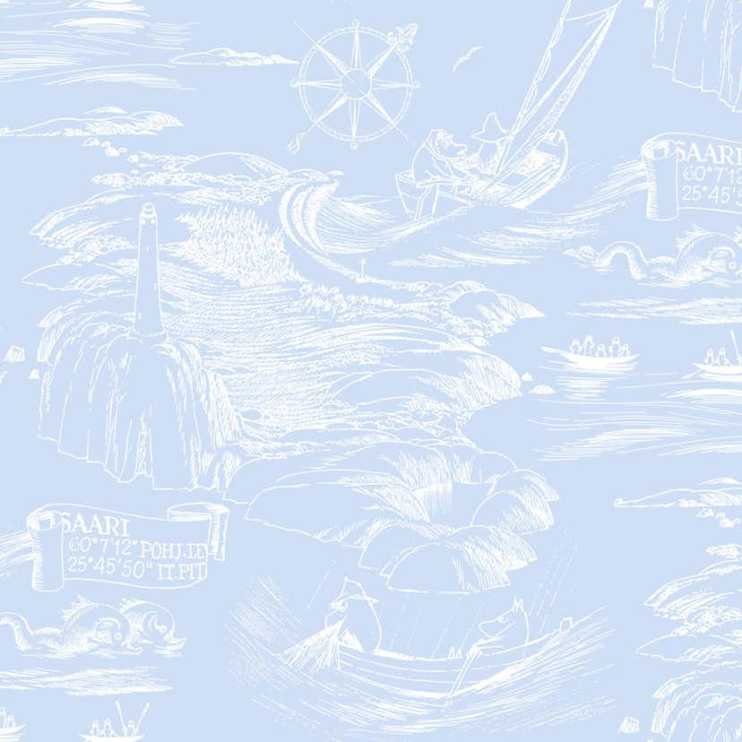 Tapet Paintpart Mumin 3 5355-6