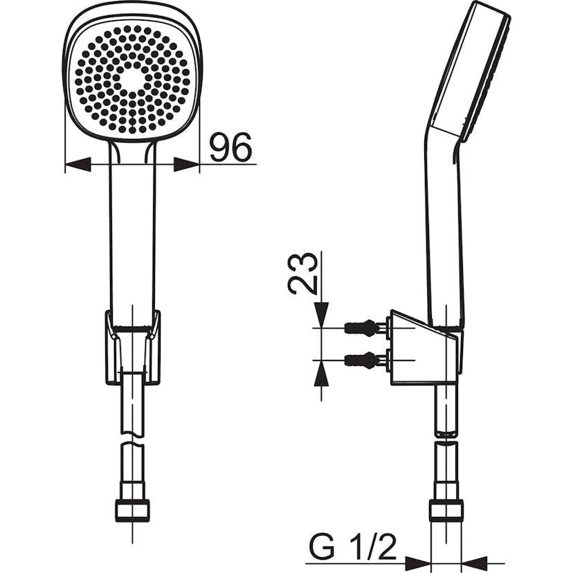 Handdusch Oras Apollo Style 535