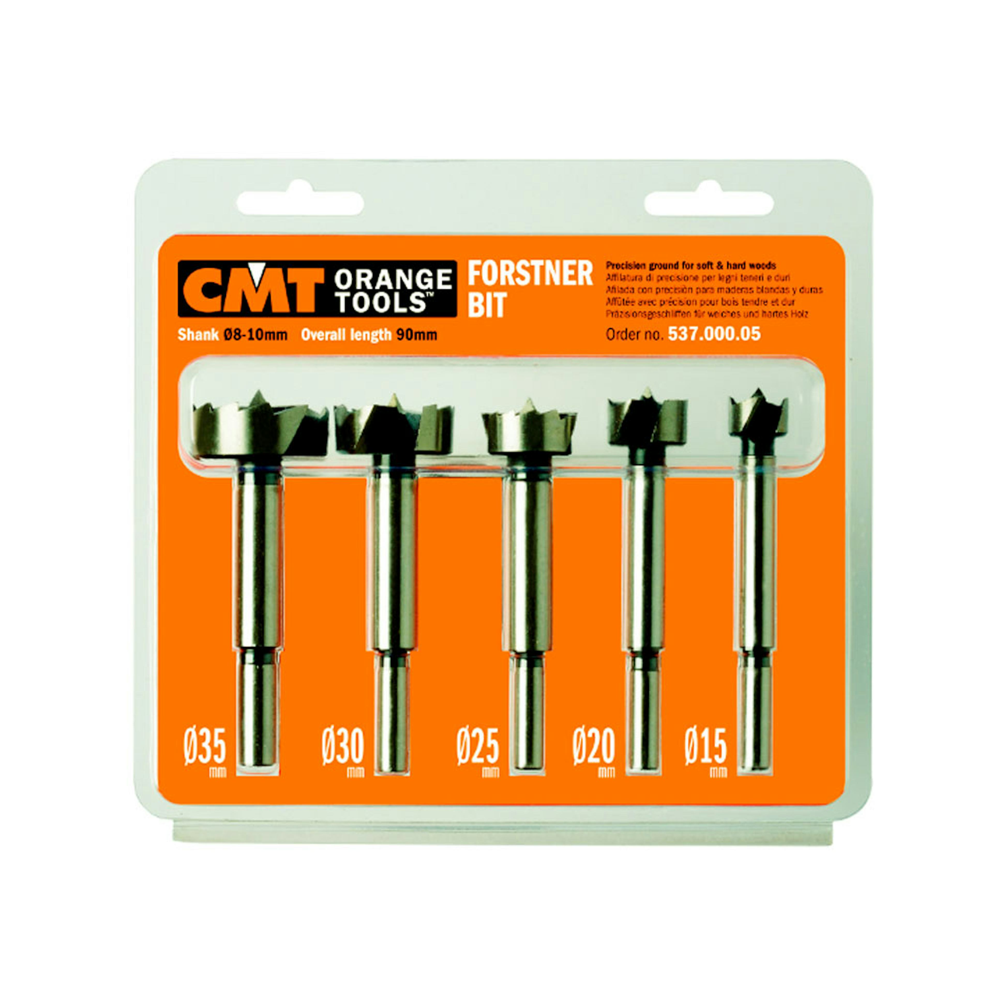 Forstnerborr CMT Orange Tools Set 5 st K8-10