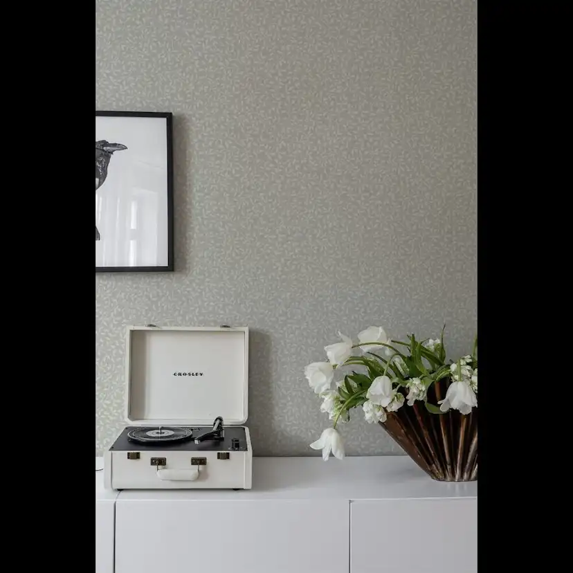 Tapet Duro Flora Folke 538-01 QuickUp, Mönstrad Grå