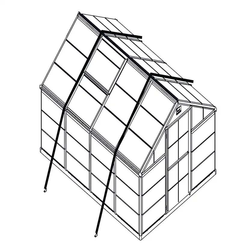 Jordankarset Canopia by Palram Järn