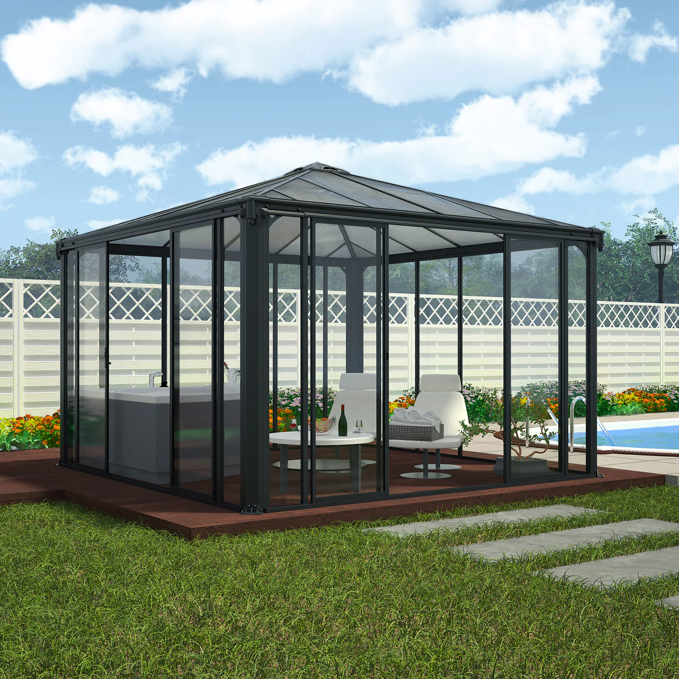 Växthus Canopia by Palram Ledro 3000