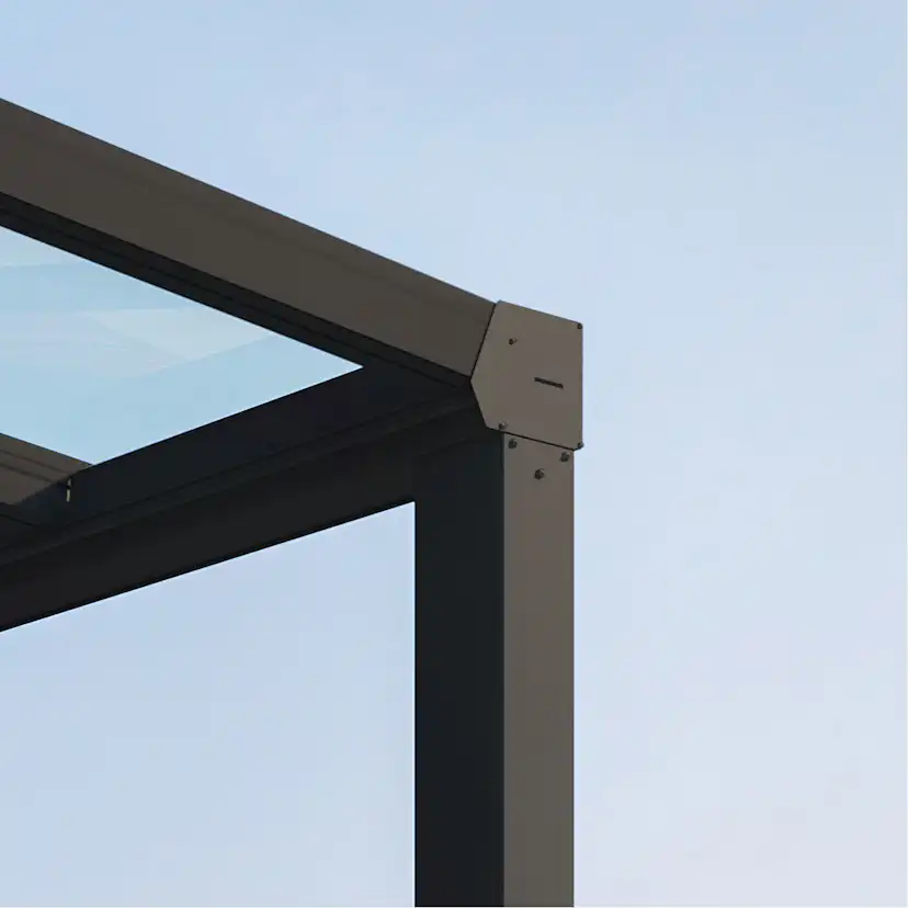 Terrasstak Canopia by Palram Stockholm Antracitgrå