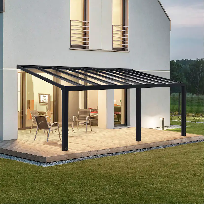 Terrasstak Canopia by Palram Stockholm Antracitgrå