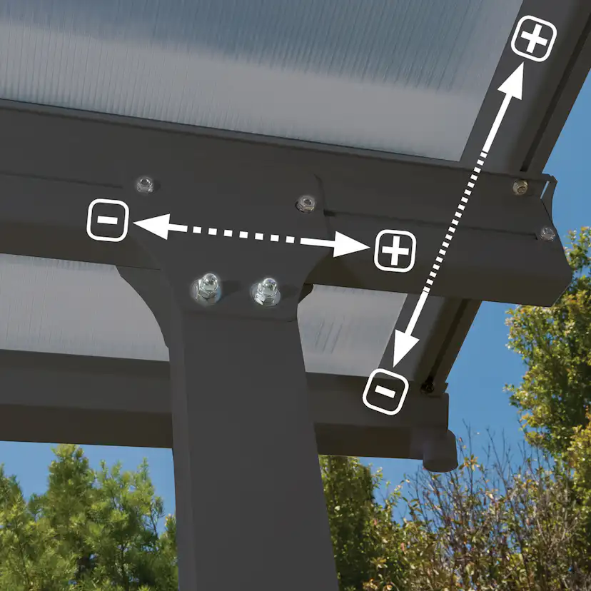 Terrasstak Canopia by Palram Feria 4x4,2 m