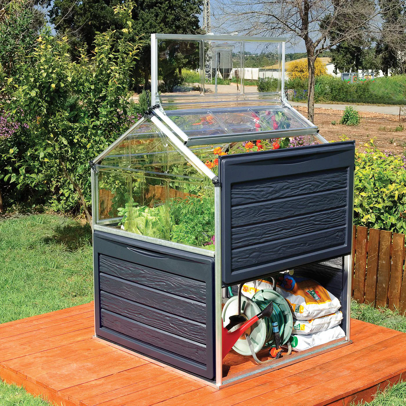 Växthus Canopia by Palram Liten med Förvaring