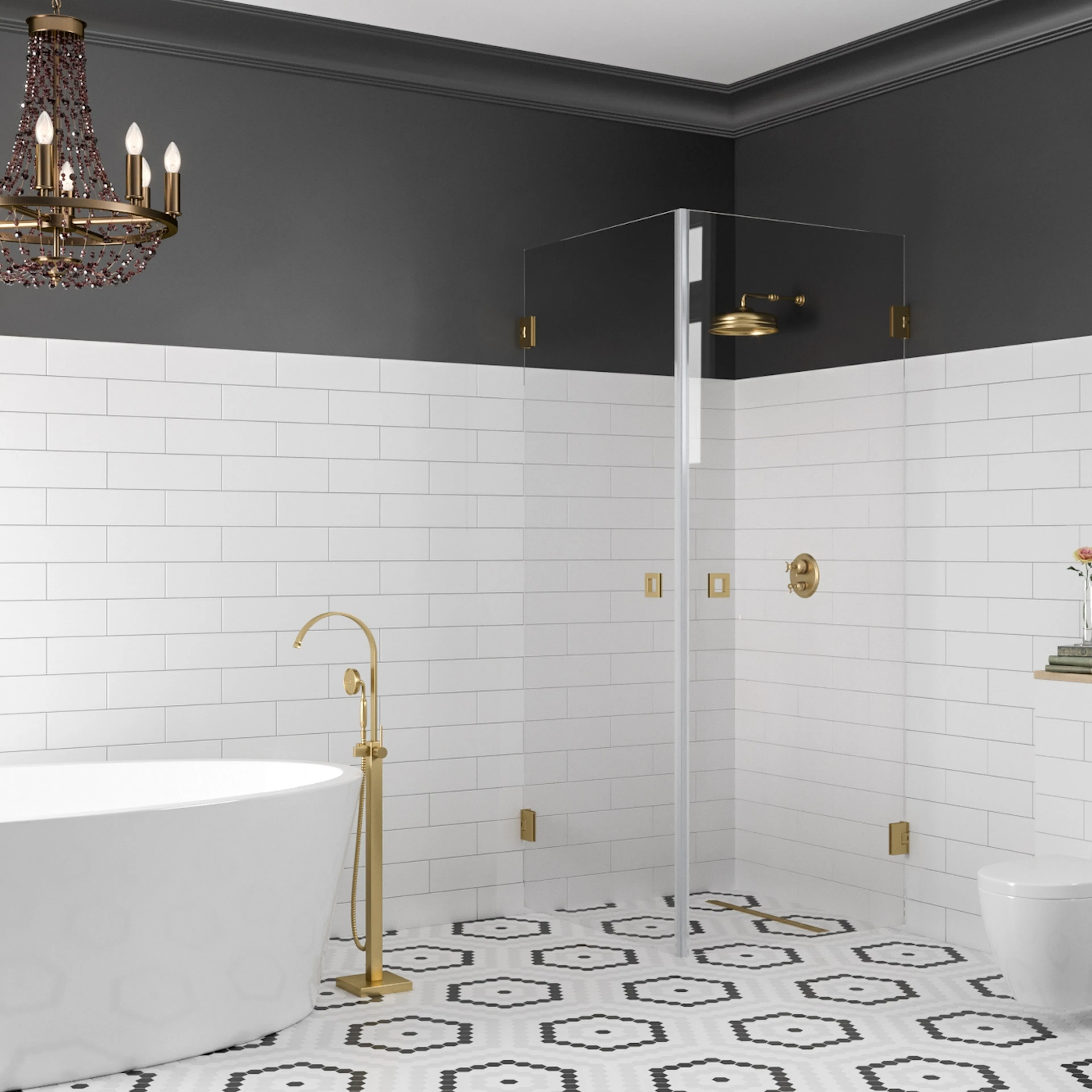 Duschhörn Hietakari Vetro 543 Vändbara Dörrar