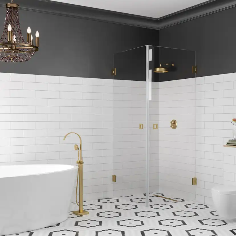 Duschhörn Hietakari Vetro 543 Vändbara Dörrar