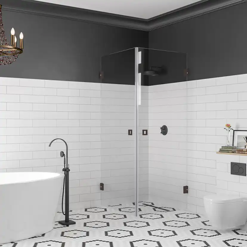 Duschhörn Hietakari Vetro 543 Vändbara Dörrar