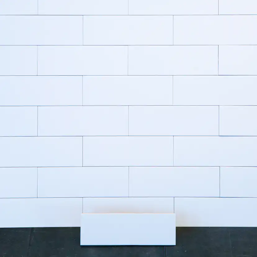 Kakel Arredo Polar Vit Matt 10x30 cm