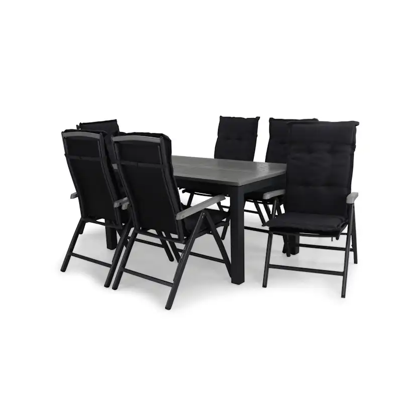 Matgrupp Utomhus Comfort Garden Monaco 152-210 Lyx 6 inkl. Dynor