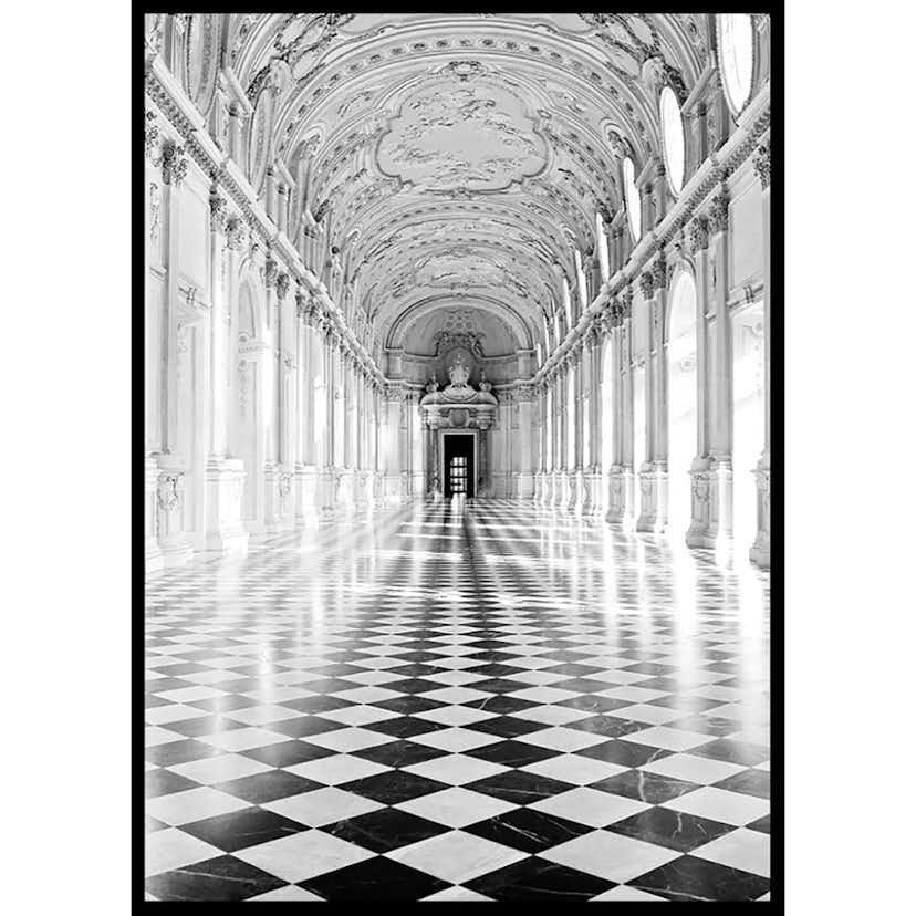 Poster Gallerix Une Salle Damier