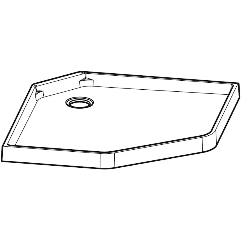 Duschkabin Contura Shower Showerama Classic Pentagonal