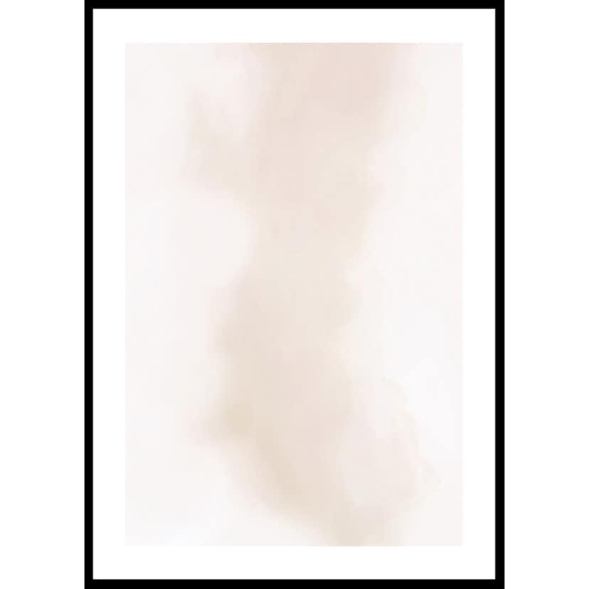 Poster Gallerix Watercolor Faded Brown No2