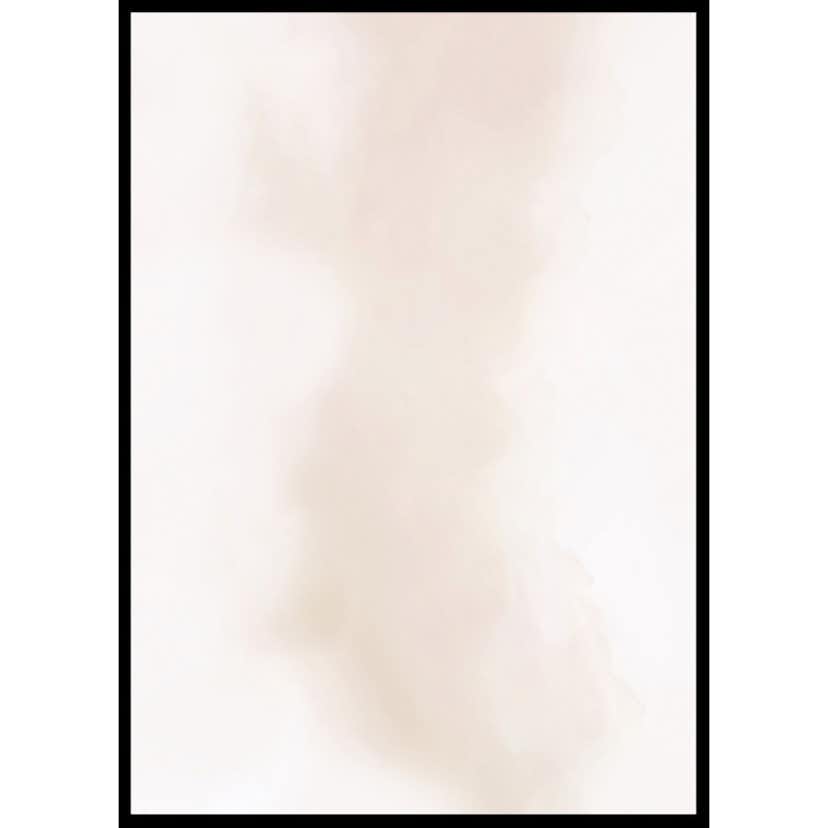 Poster Gallerix Watercolor Faded Brown No2