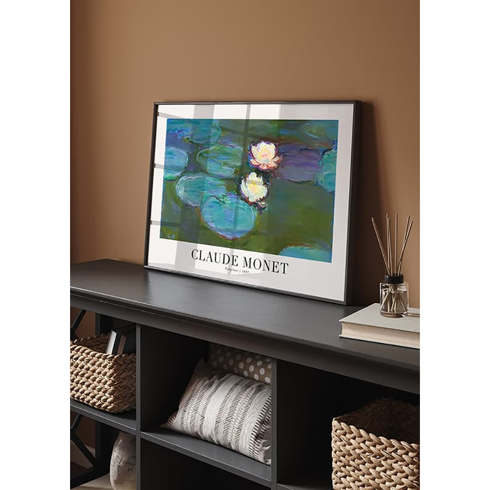 Poster Gallerix Nympheas 1897 By Claude Monet