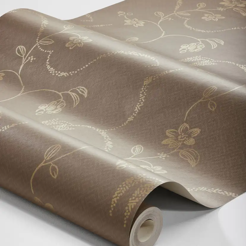 Tapeter Boråstapeter Swedish Grace Elsie 5515 EasyUp, Mönstrad Brun